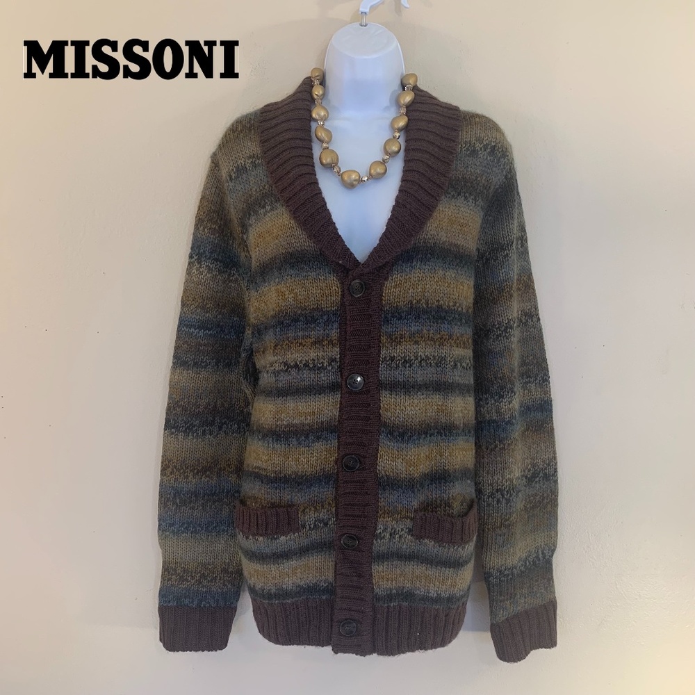 Missoni Long Cardigan Large 50% wool / 50% acrylic Special limited edition